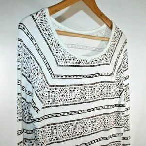 Gilligan & O'Malley Crewneck Long Sleeves TShirt M